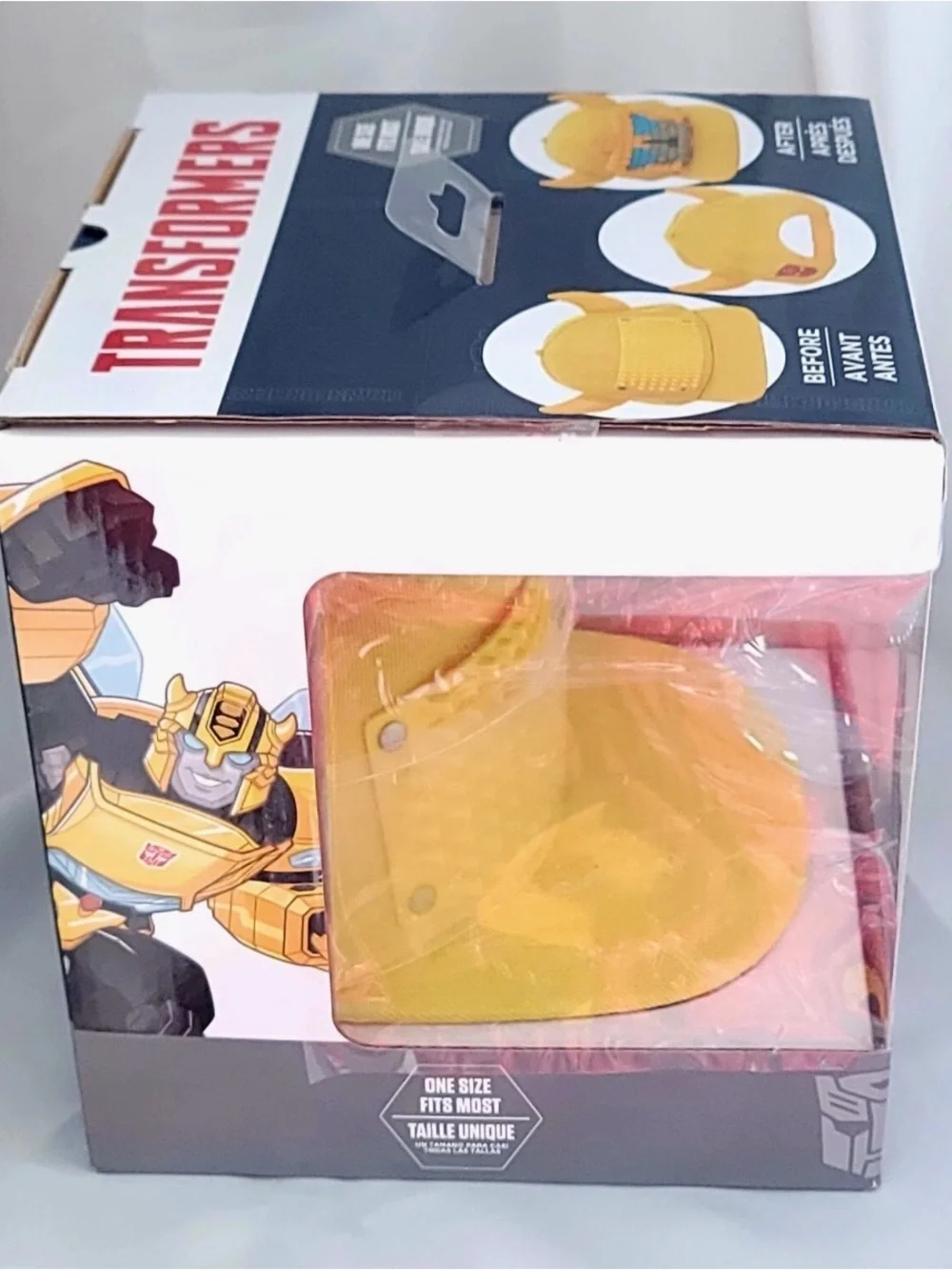 New 2017Hasbro Transformers Bumblebee Bricky Blocks Build-On Snapback Hat Kit